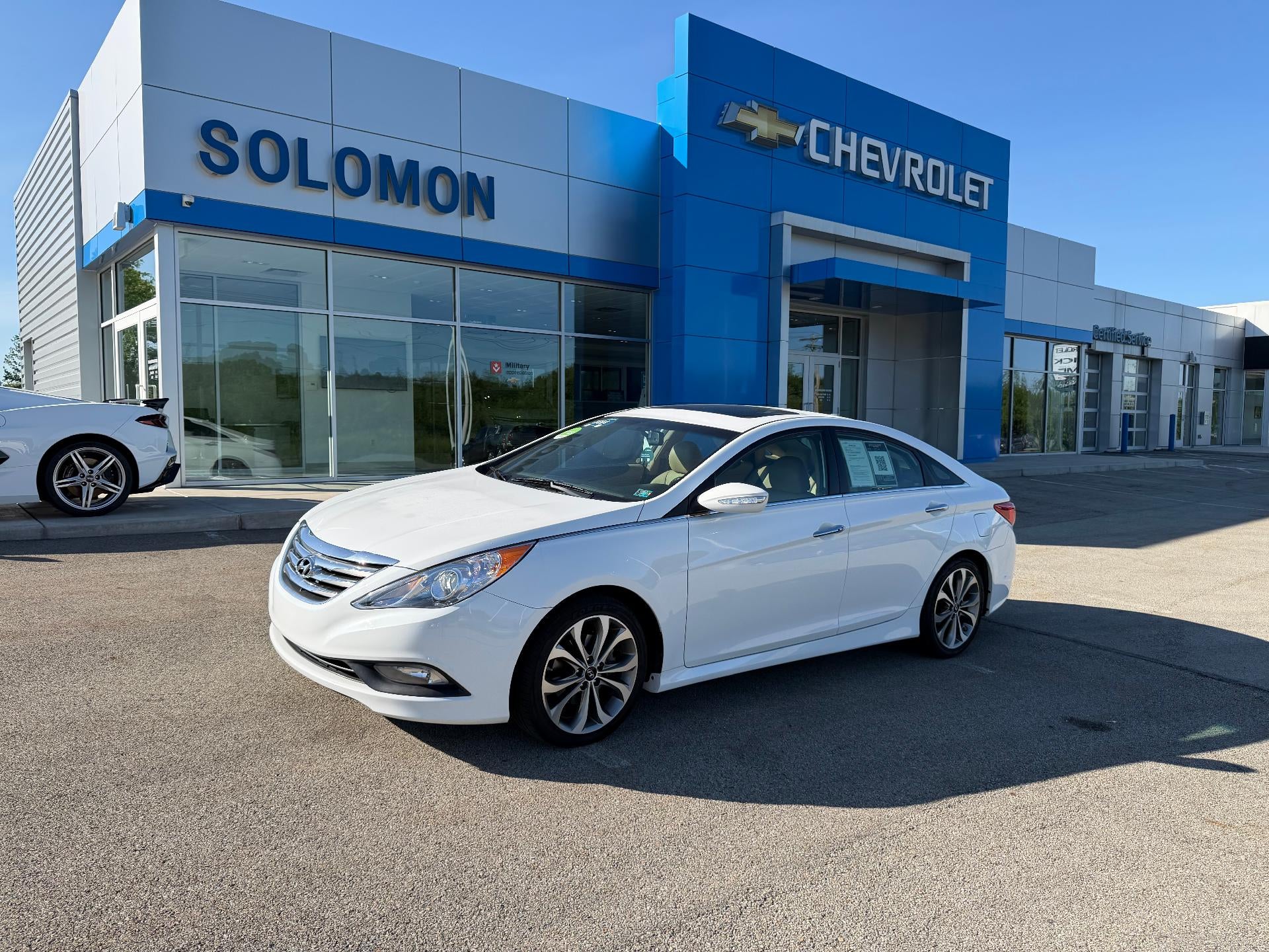 Used 2014 Hyundai Sonata Limited with VIN 5NPEC4AB4EH851233 for sale in McClellandtown, PA