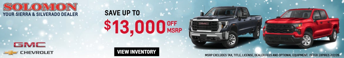 2026 Sierra & Silverado’s