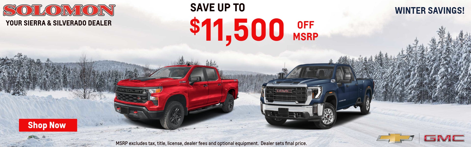 Up to $11,500 Off MSRP