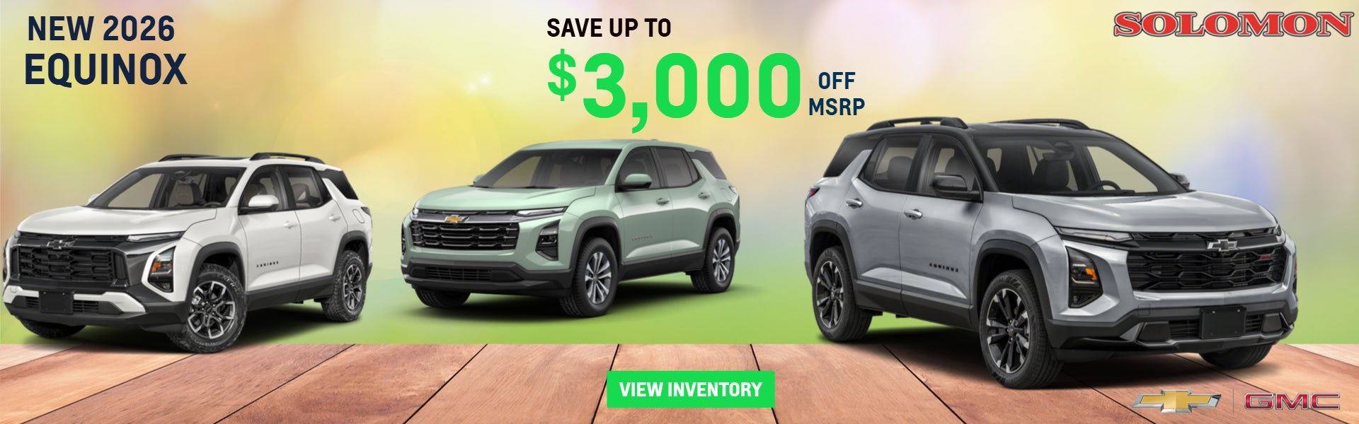 Save up to $3000 off MSRP