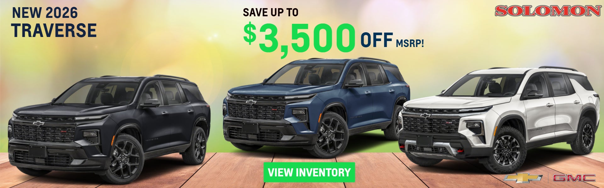 Save up to $3,500 off MSRP