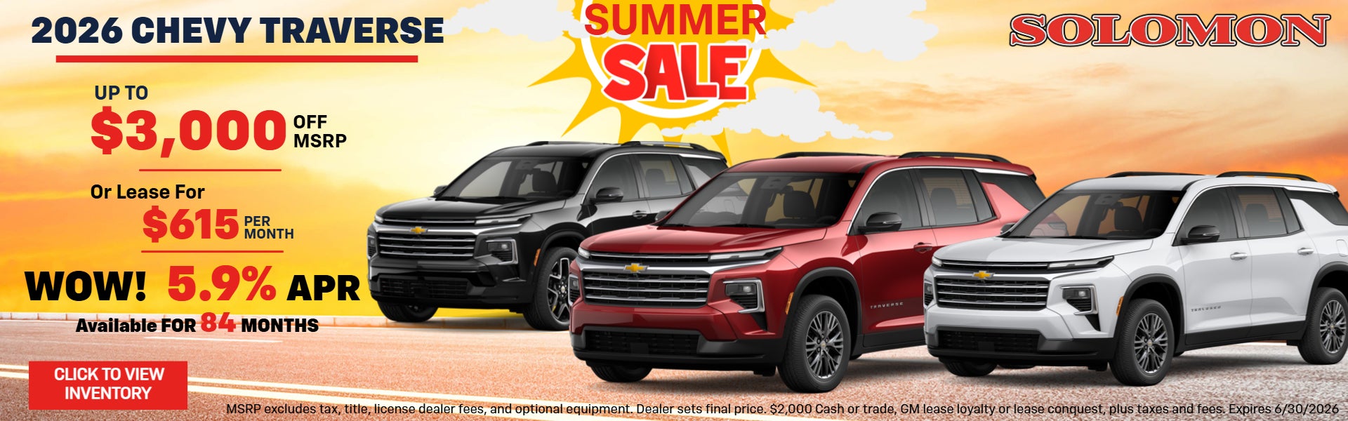 Up to $3,000 off MSRP!