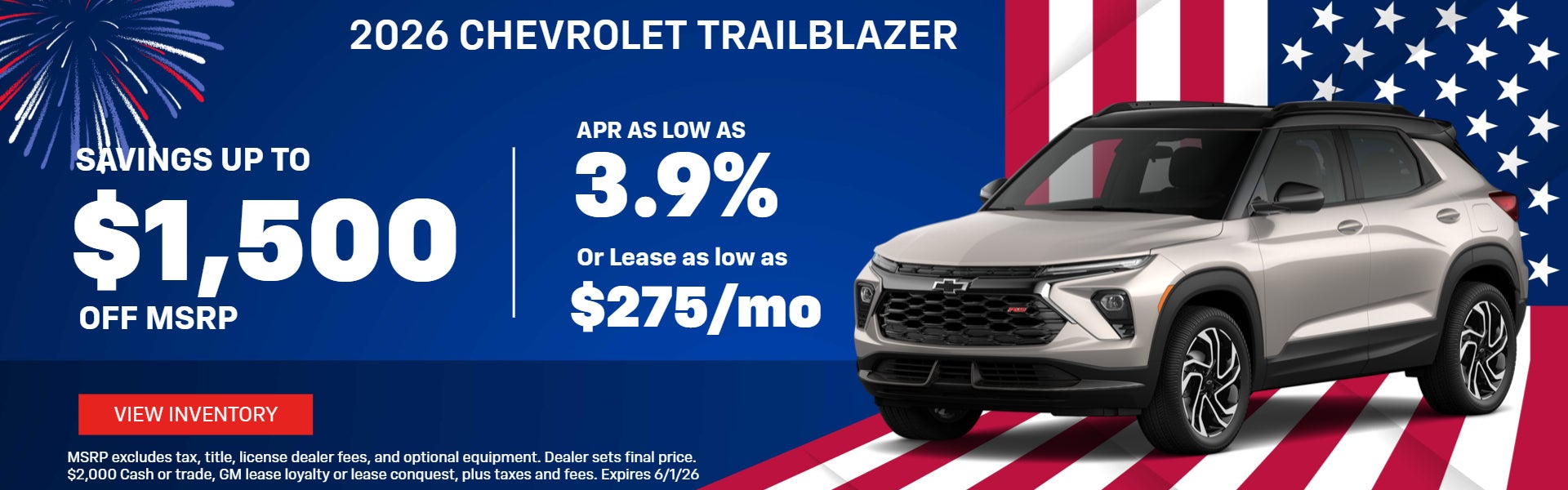Savings up to $1500 OFF MSRP